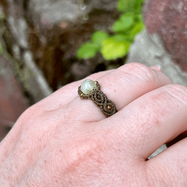 Bague « Mérope » Phrénite (T.50-52)