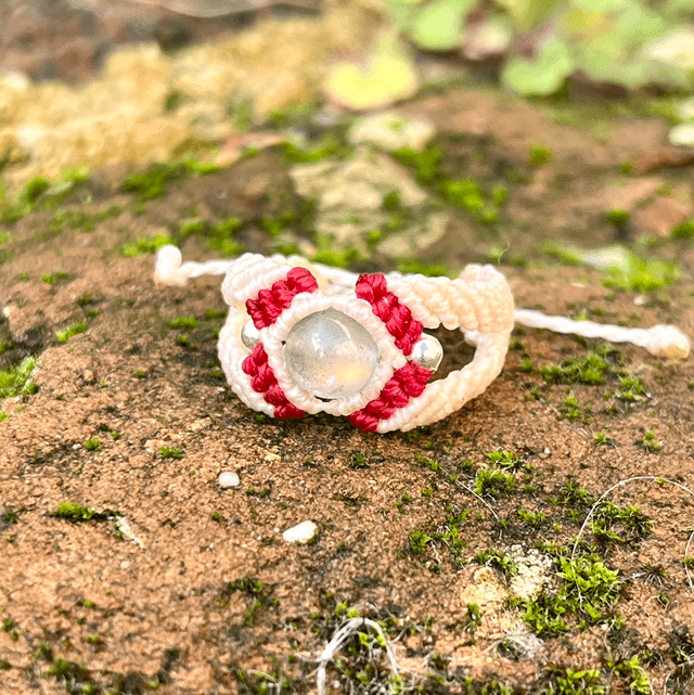 Bague « Maïa » Labradorite (Taille Réglable)