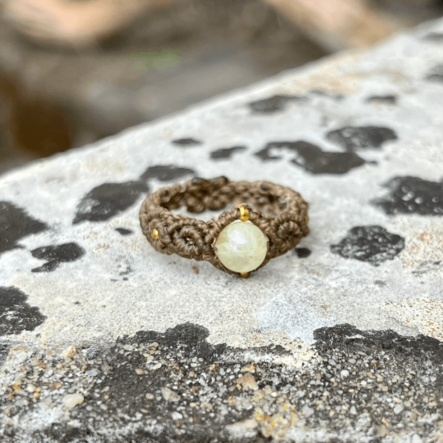 Bague « Mérope » Phrénite (T.50-52)