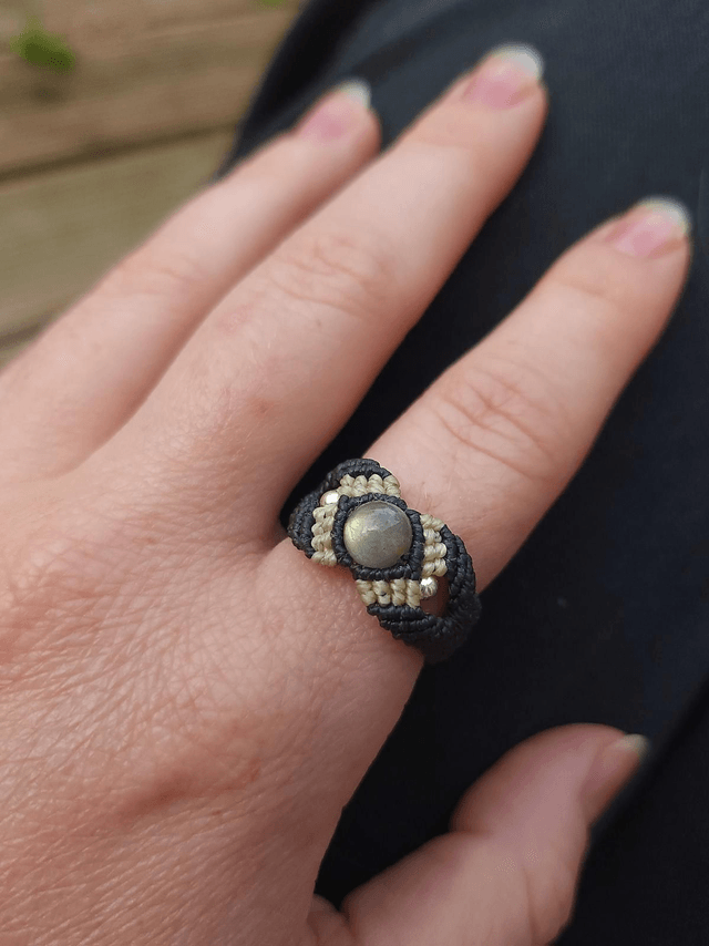 Bague "Maïa" Labradorite (T.57-59)